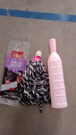 Heavy-Duty Floor Cleaning Bottle Mop Refill with Durable Plastic Bottle - Image 7