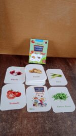 Kidkraft 32-Piece Educational Vegetable Flash Cards Set - Image 7