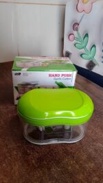 Manual Hand Push Garlic Cutter & Vegetable Chopper (1 pc) - Image 9