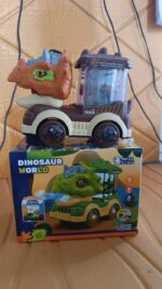 Dinosaur Car Toy with Humidifier Sound and Light (1 Pc) - Image 8
