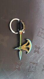 Axe Shape Metal Keychain - Durable & Stylish Accessory (1 Pc) - Image 7
