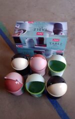 Apex Mini Tabletop Dustbin (1 Pc / 1200 ML / Mix Color) - Image 7