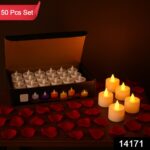Flameless LED Tealight Candles (50 Pc) - Image 2