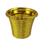 Plastic Flower Valencia (Pot) Home and Outdoor (1 Pc) - Image 5