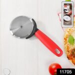 Apex Premium Stainless Steel Pizza Cutter (1 Pc / Mix Color) - Image 2