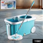 Apex Magic 360° Spin Mop Cleaning System with Stainless Steel Spinner - Image 2