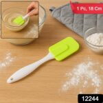 Silicone Cooking Spatula for Baking (1 Pc / 18 Cm / Mix Color) - Image 2