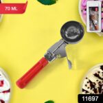 Apex Ice Cream Scoop – 70 ML Stainless Steel Head with Ergonomic Handle (1 Pc) - Image 2