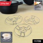 Apex Stainless Steel Wire Hotmate Trivet Stand Set of 3 - Image 2