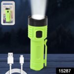 4 Modes Super Bright Led Torch High Lumens Fast Charging Flashlight / Torch (1 Pc) - Image 2