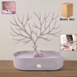 Plastic Jeweller Organizer Earring Holder and Necklace Rack With Drawer (1 Pc)